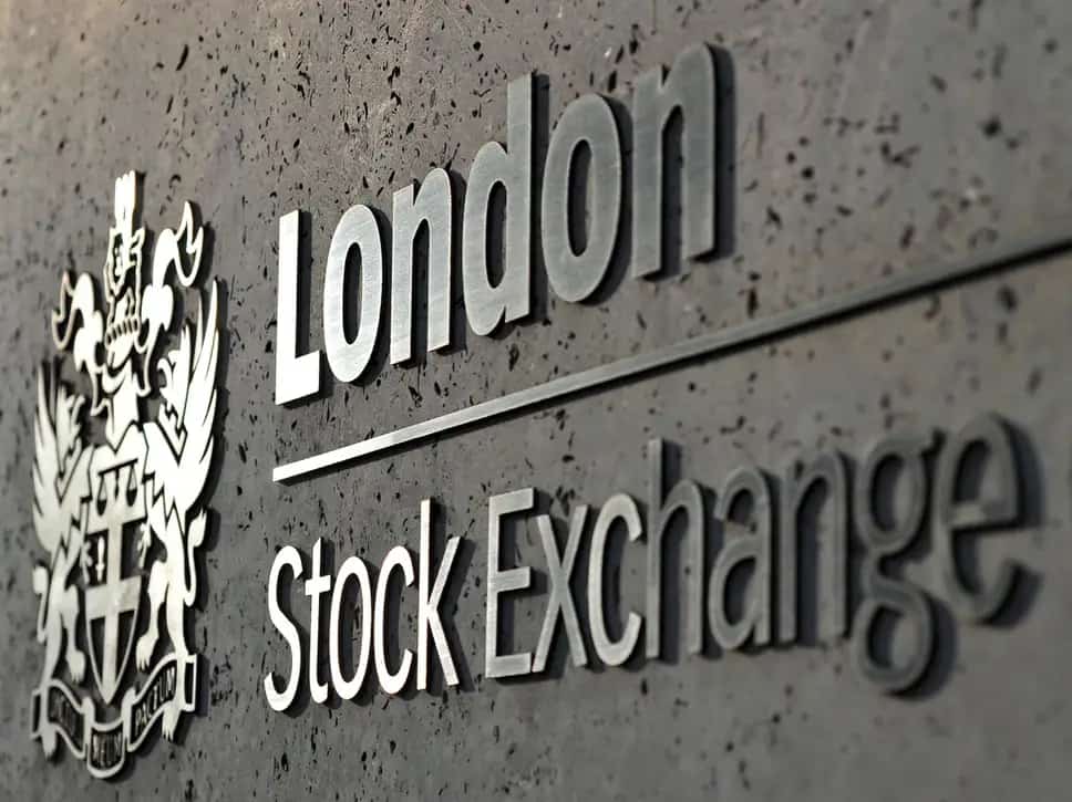 In this photo London Stock Exchange logo.