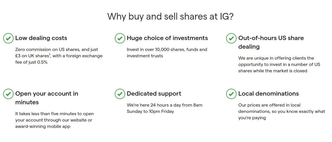 IG share dealing