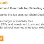 iWeb Share Dealing account pricing