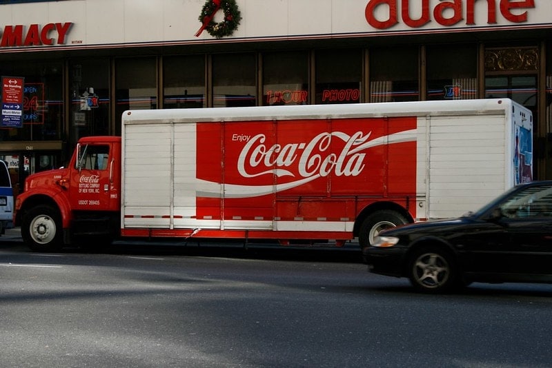coca-cola truck