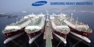 Samsung Heavy Industries division is one of the world's largest shipbuilders.