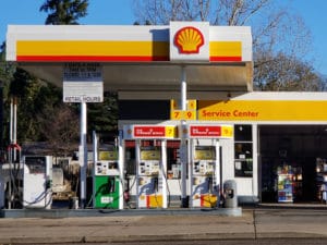 Shell gas station