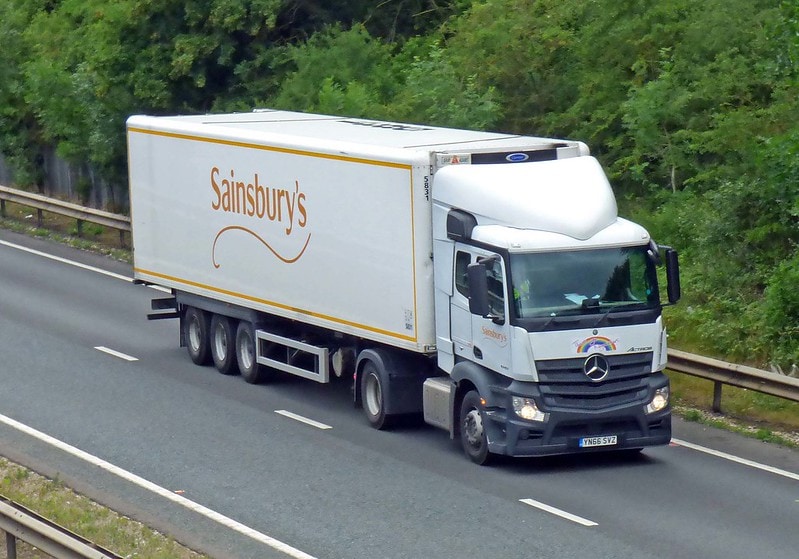 J sainsburys truck