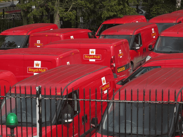 royal mail trucks