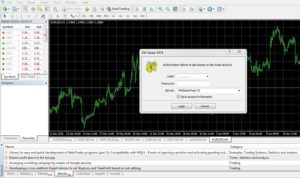 Logging into MetaTrader 4 for XM