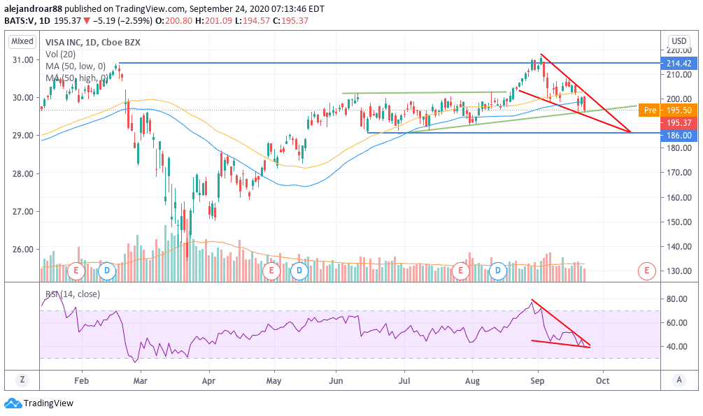 visa shares 1