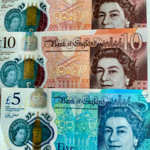 pound sterling banknotes