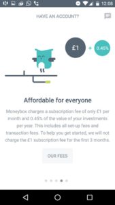 Moneybox app fees
