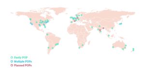 Fastly Server Map