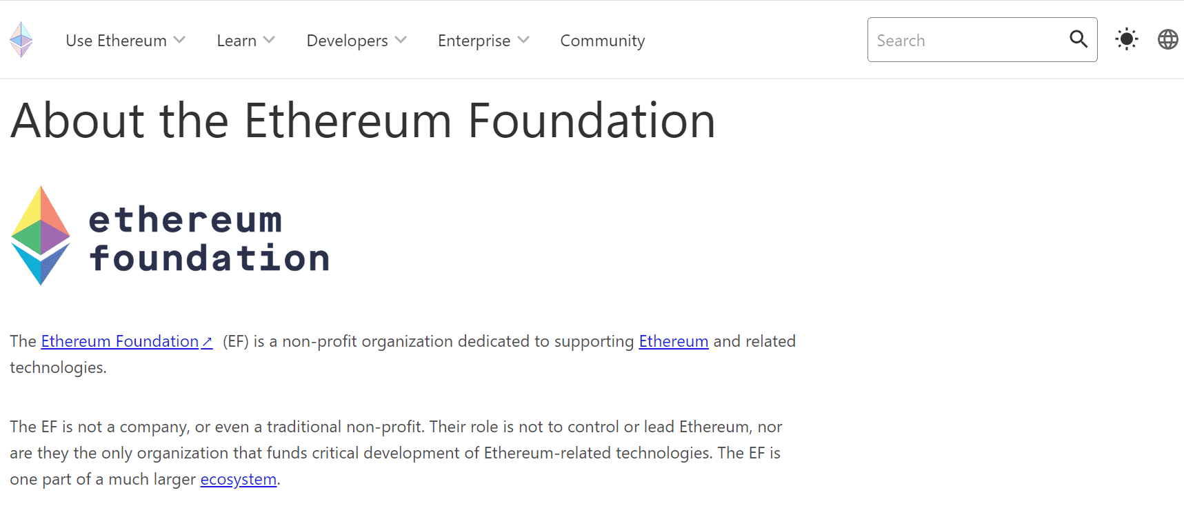ETHEREUM foundation