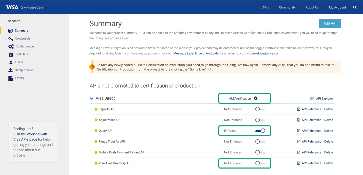 visa encryption