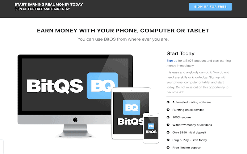BitQS Homepage