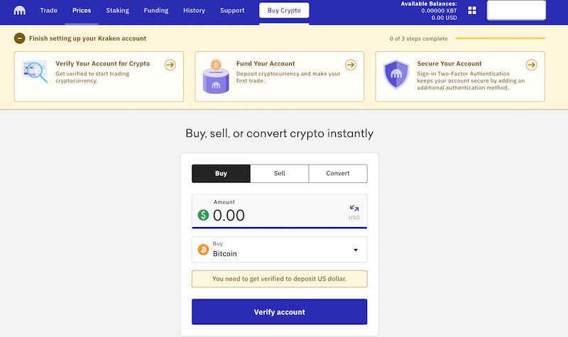 Kraken buy cryptos instantly
