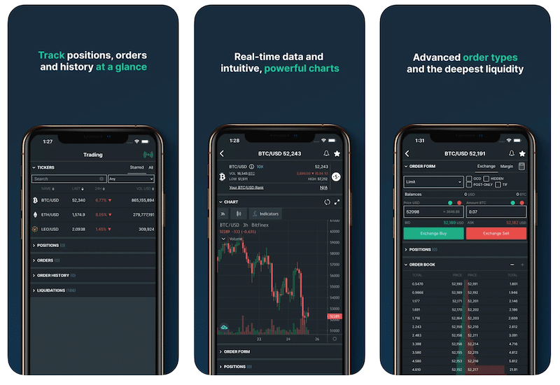 Bitfinex Mobile App