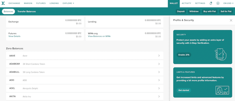 Poloniex Enable 2FA