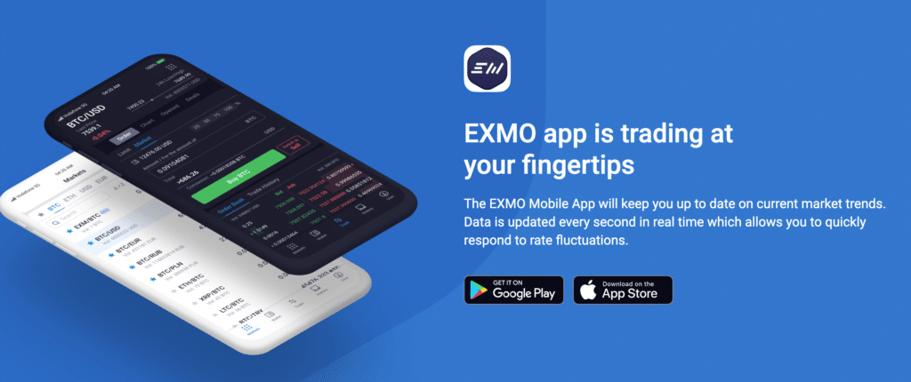 Exmo mobile app