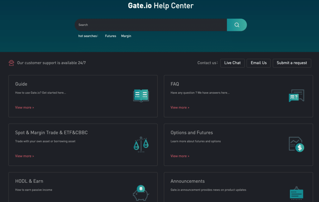 gate.io help center