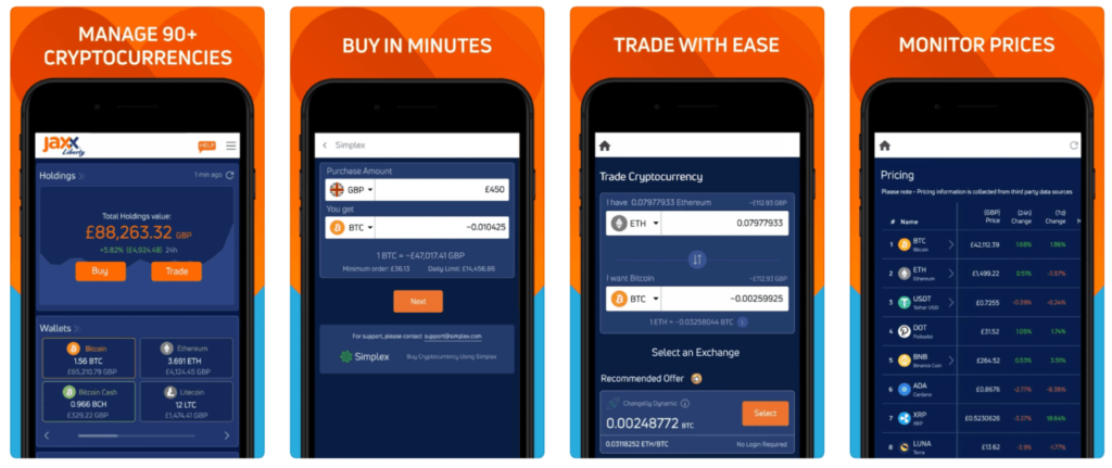 Jaxx Liberty Mobile app