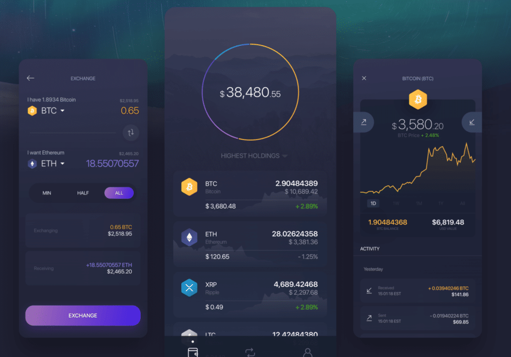 Exodus mobile app