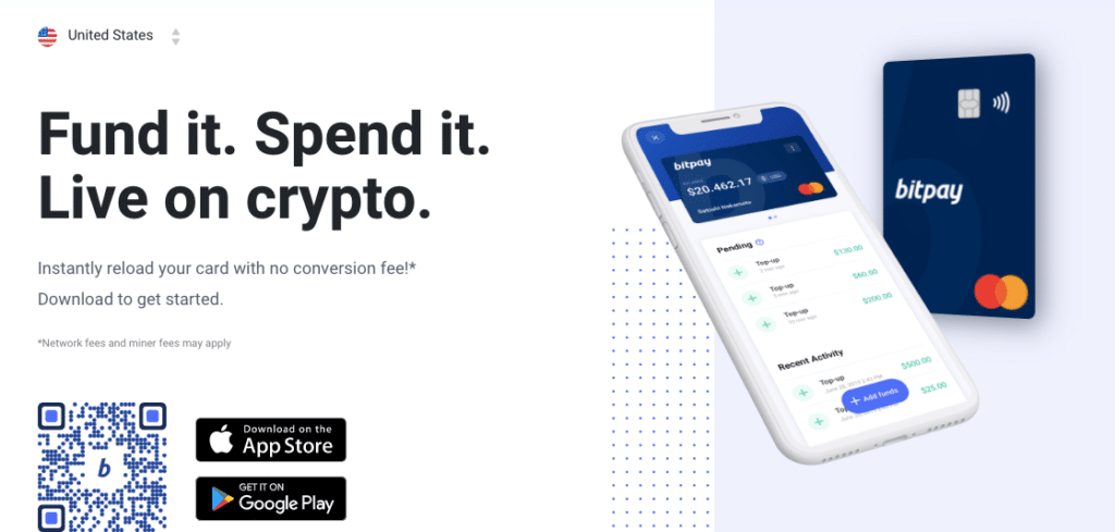 BitPay credit card