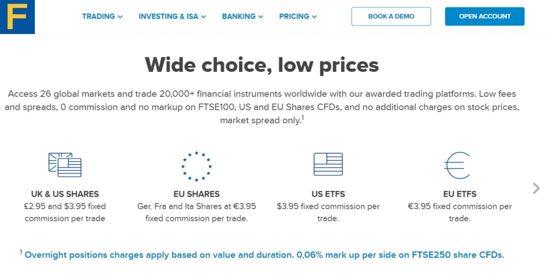 Share dealing accounts - Fineco offers 20,000+ financial instruments