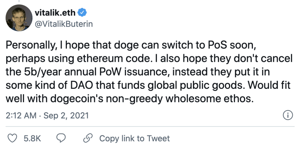 Vitalik Buterin on DOGE