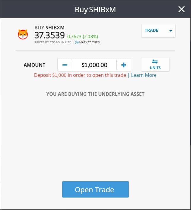 how to invest in shiba inu on etoro