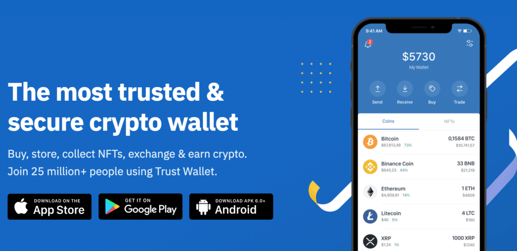 binance trust wallet