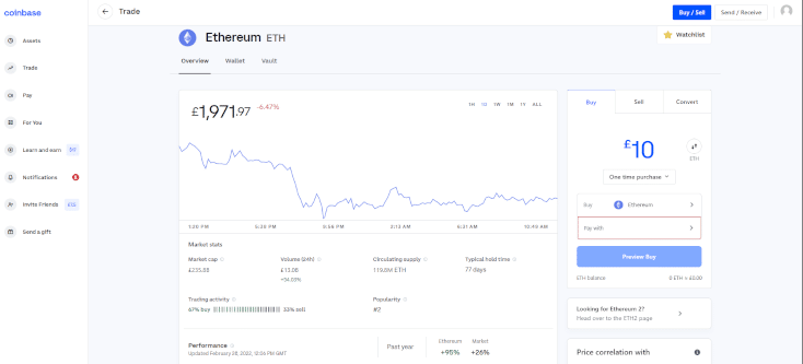 How do i store buy ethereum stock