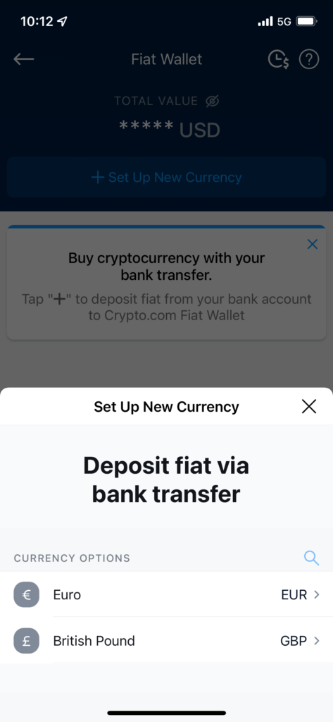 crypto.com deposit