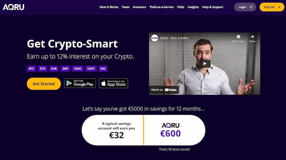 AQRU Crypto Lending