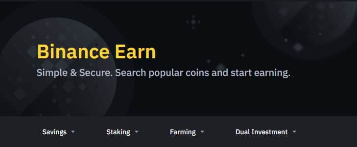 BINANCE EARN