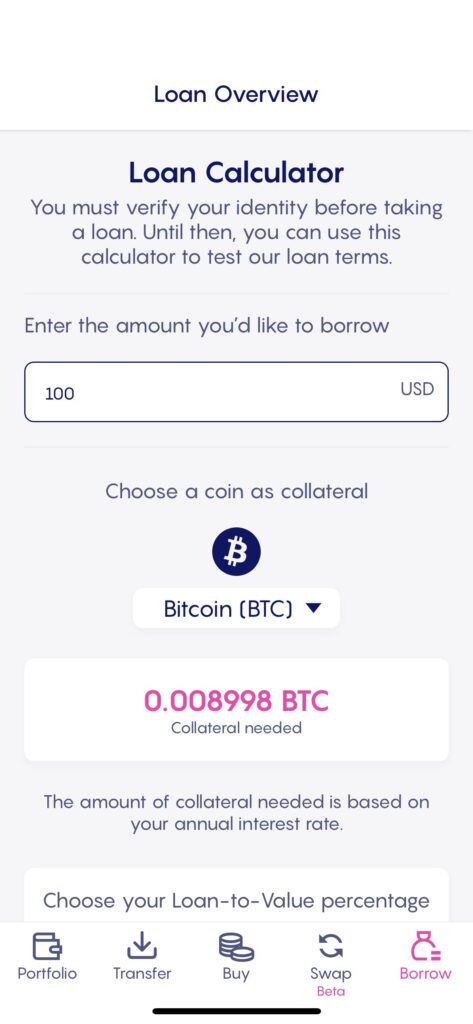 celsius network review loan calculator