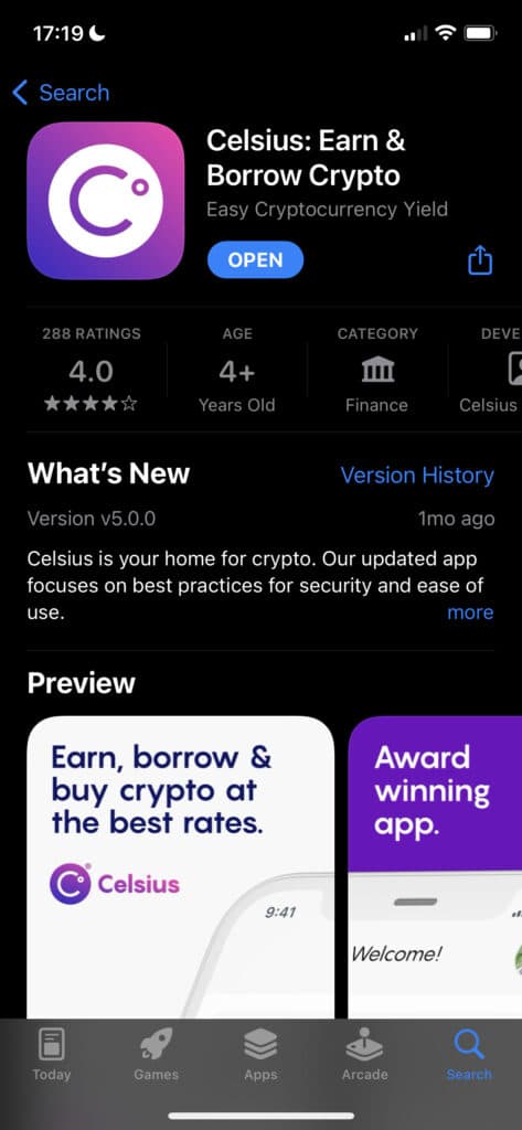 celsius network review mobile app download