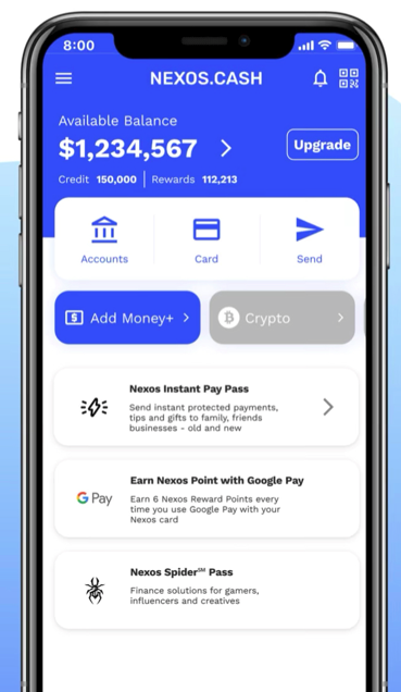 nexo mobile wallet