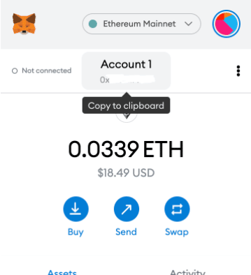 Deposit ETH